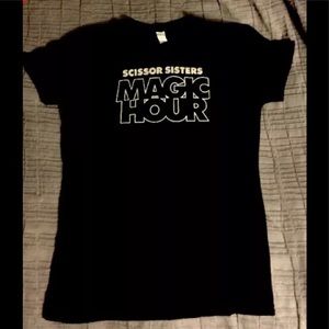 Vintage Scissor Sisters “Magic Hour” 2012 Tshirt Juniors Sz L Rare Promo NEW
